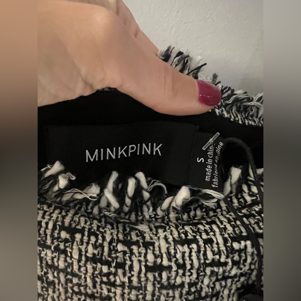 NWT- MINKPINK Tweed Jumper - Small - Picture 6 of 7